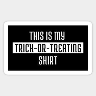 Trick or treat costume Sticker